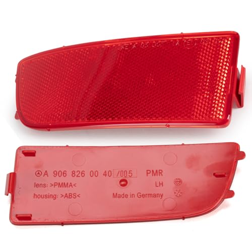 Easy Link Reflektor Links Stoßstange Rückstrahler Kompatibel mit Mercedes Sprinter 906 W906 VW Crafter 9068260040 A9068260040 2E0945105 68012887AA