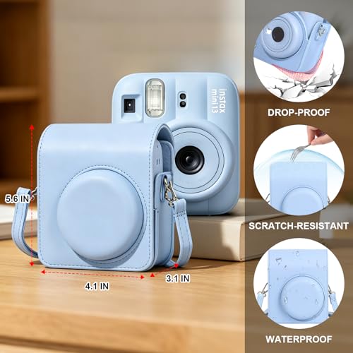 Funda para cámara Fujifilm Instax Mini 13 azul miniatura 4