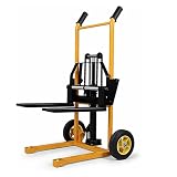 Material Hebewinde Stapler Palettenwagen Hubtisch Gabelheber Plattformstapler Stapler Plattformhochhubwagen Hochhubwagen Manuell 200 Kg 47cm Gabel 10-85cm Maximale Hubkraft