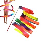 generico danzanti per bambini,attrezzatura per allenamento ballo con colori sfumati | strisce per ginnastica e danza | per bambini scuola casa festa compleanno spettacolo e celebrazioni