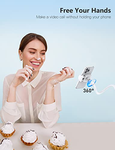 Tryone Gooseneck Phone Holder Stand For Bed Flexible Arm Adjustable Cell Phones Mount Clamp On Desk Compatible With Iphone 12 Pro 12 11 Pro Xs 8 7 6 | Samsung S21 Or Other 4"-7" Devices #TOP2