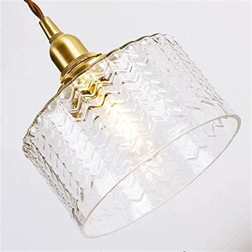 Éclairage de plafond lustre en verre suspension E27 pour cuisine - 5