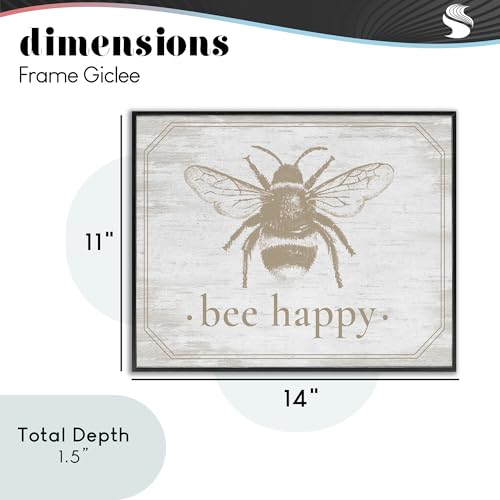 Impression giclée encadrée Stupell Industries, bordure rustique 27x35 cm - 5