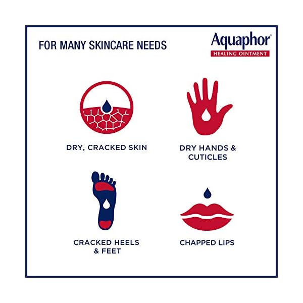 Aquaphor-Healing-Ointment-Moisturizing-Skin-Protectant-for-Dry-Cracked-Hands-Heels-and-Elbows-Use-After-Hand-Washing-Oz-Jar-bA-Fragrance-Free-14-Ounce Aquaphor Healing Ointment, Advanced Therapy Skin Protectant, Dry Skin Body Moisturizer, Multi-Purpose Healing Ointment, For Dry, Cracked Skin & Minor Cuts & Burns, 14 Oz Jar