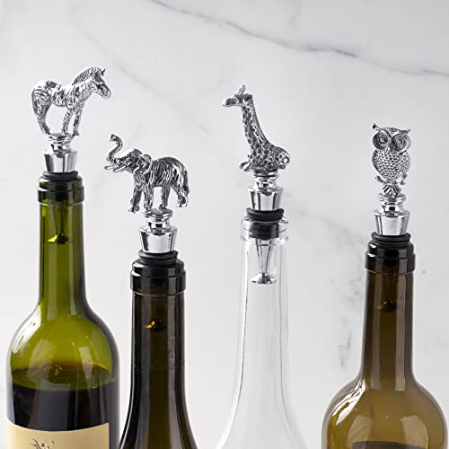 Homestia Owl Wine Bottle Stopper Cool Wine Saver For Glass Bottles, Wine Accessories Gifts For Wine Lovers Wine Cork Cute Wine Toppers #TOP7