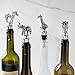 Homestia Wine Stoppers for Wine Bottles, Elephant Wine Beverage Bottle Stopper, Stainless Steel Reusable Wine Corks with Silicone Seal, Bottle Cover Leak proof Keep Fresh