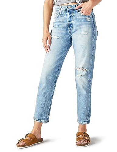 Lucky Brand Women's High Rise Drew Mom Jean