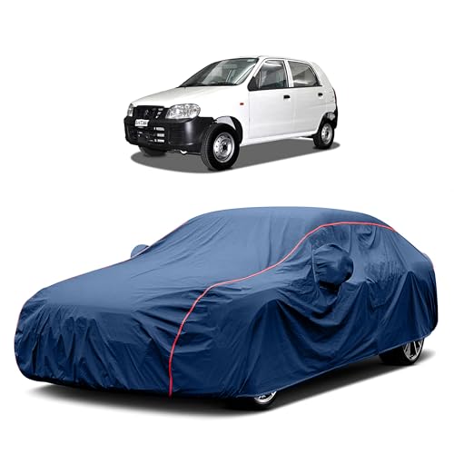 Image of Heavy-Duty Car Cover for Compatible with Maruti Alto (2005 to 2025 All Models) Deluxe Car Protection Cover ? Waterproof & UV-Resistant All-Season Exterior Protection