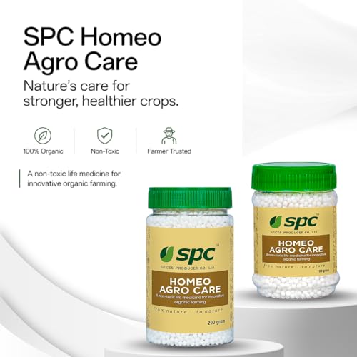 Image of SPC Homeo Agro Care Granules 100g | Organic Fertilizer for Plants | Soil & Plant Booster for Root Growth, Immunity & Higher Yield | Natural Pest & Fungal Control | Chemical-Free for All Crops