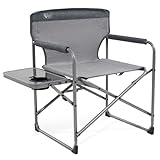 Busy Bee Silla de Camping para niños con Mesa Auxiliar Plegable, soporta 150 Libras.