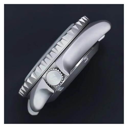 Boîtier Skx007 Argent Mat 42mm, Montre Étanche pour le Quotidien