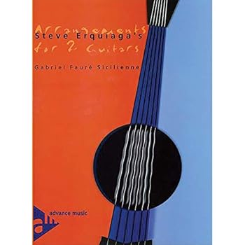 Steve Erquiaga's Arrangements for 2 Guitars -- Sicilienne: Parts