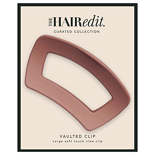 Pinza de cabello mate terracota estilo moderno
