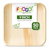 Photo Gallery foogo green 50 piatti monouso in foglia di palma, grandi e quadrati da 23 cm, biodegradabili e compostabili, adatti per pietanze calde, come legno, bambù e carta, per matrimoni, picnic e feste Photo Gallery foogo green 50 piatti monouso in foglia di palma, grandi e quadrati da 23 cm, biodegradabili e compostabili, adatti per pietanze calde, come legno, bambù e carta, per matrimoni, picnic e feste
