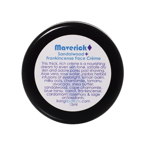 Living Libations – Organic Maverick Face Creme | Natural, Wildcrafted, Vegan Clean Beauty (.5 oz | 15 ml) Living Libations – Organic Maverick Face Creme | Natural, Wildcrafted, Vegan Clean Beauty (.5 oz | 15 ml)