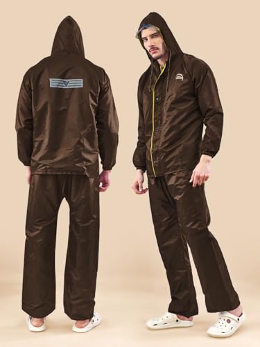 Image of LUX VENUS Reversible Rain Coat for Men.