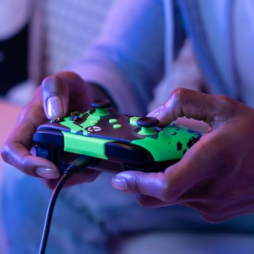 PDP Xbox REMATCH GLOW Wired controller - Jolt Green
