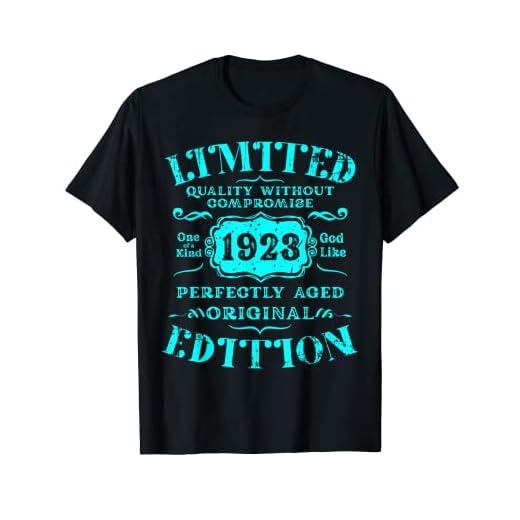 Cumpleaños 1923 Edición limitada Regalo Usado Grunge Vintage Camiseta