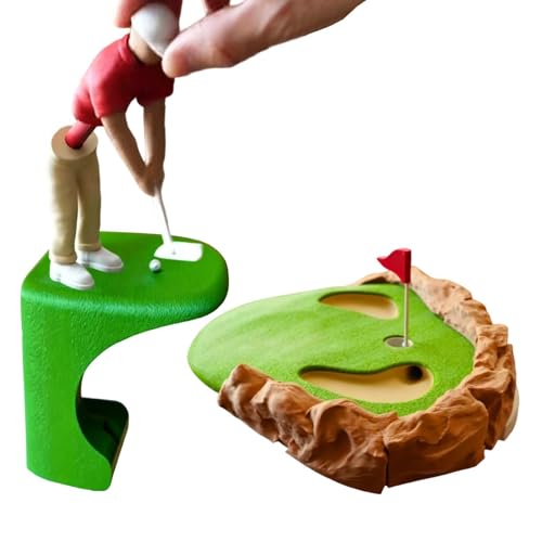 Jouet anti-stress relaxant style mini golf de bureau pour coin détente