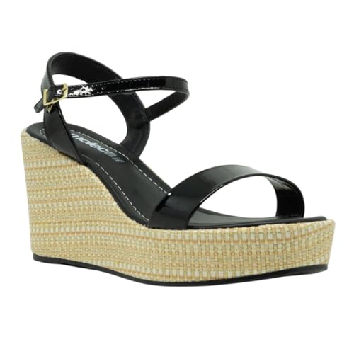 Sandália Feminina Moleca Plataforma (Bege, BR, Adulto, Numérico, 34)