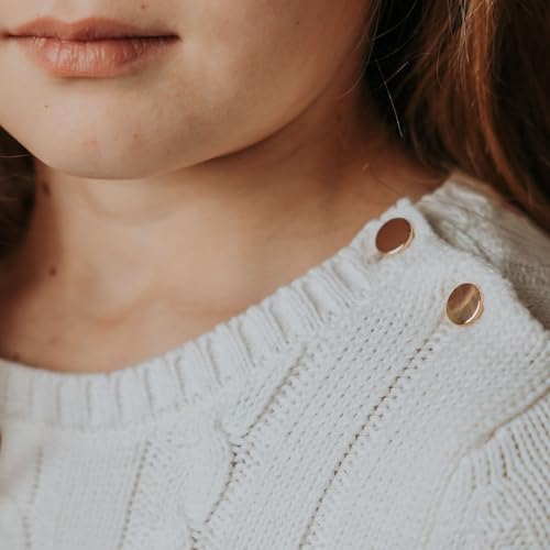 Image of Hope & Henry Girls' Milano Tipped Sweater Dress