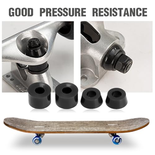 VZUHSW Skateboard Buchsen Set - 4 Stück Lenkgummis Standard Cylinder für Truck, Longboard-Zubehör Ersatzteile Cups, Beste Skateboard Bushings zum Austauschen, Perfektes Outdoor-Sport Accessoire!