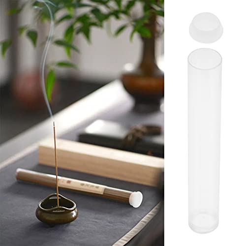 Imikeya 6Pcs Incense Canister Food Storage Container Tubes Acrylic Canister Sets Incense Tube Holder Incense Tube Storage Tea Jar #TOP3