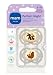 MAM Glow in The Dark Pacifiers, Baby Pacifier 6+ Months, Best Pacifier for Breastfed Babies, Premium Comfort and Oral Care 'Perfect' Collection, Unisex, 2-Count