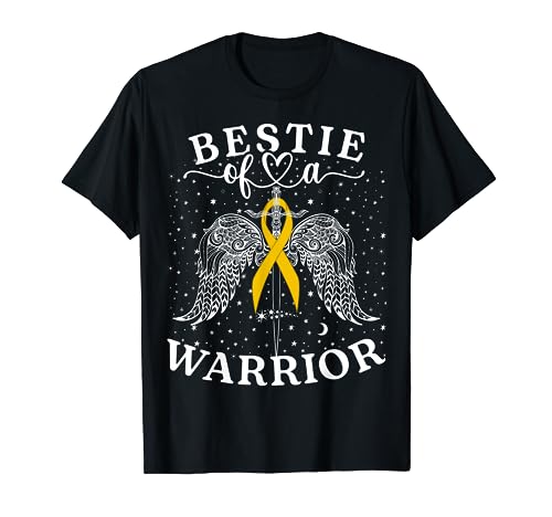 Squadra di sostegno alla sensibilizzazione sul cancro infantile di Bestie of a Warrior Maglietta