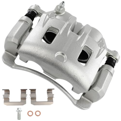 Image of cciyu Front Right Disc Brake Caliper Assembly w /Bracket 19B2711 | For Hyundai Model - For Santa Fe 2001-2006, For XG300 2001, For XG350 2002-2003