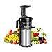 Maszyna do Sokowirówki Powolna Sokowirówka Profesjonalna Mini Sokowirówka do Mastykacji na Zimno 96% Wysoka Wydajność Soku, Z Pędzlem, Bez BPA Dla Owoców, Warzyw
