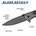 TOPOINT Folding Pocket Knives, EDC with Seatbelt Cutter,Glass Breaker, Bottle Opener, Multi-Function Emergency Tool for Men Women (Sliver)
