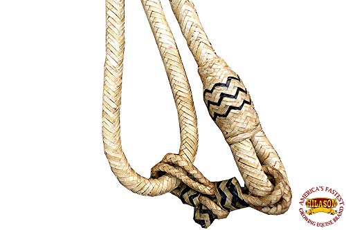 Hilason 50 Inches Rawhide Romal Reins Western Braided Leather Show Horse Natural | Romal Reins For Horses | Romal Reins Rawhide | Braided Leather Reins #TOP3