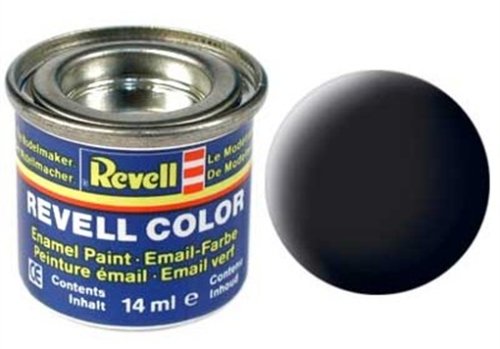 Preisvergleich Produktbild 32108 - Revell - schwarz, mattRAL 9011 - 14ml-Dose