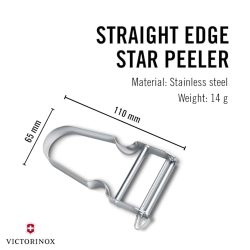 Victorinox STAR Sparschäler mit Inox-Griff, grau