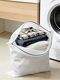 Mesh Wash Laundry Wash Bags, XXXL 24×24″for Washing Machine, Heavy Duty Mesh Laundry Bags for Delicates with Zipper, Ideal for College Dorm, Home Storage & Dryer Use