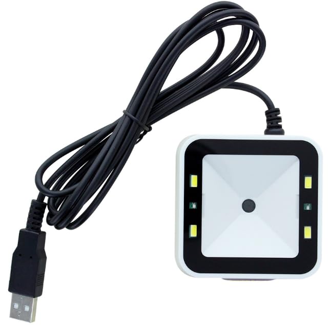 Prestacode DC7500 Scanner imageur 1D et 2D, Application Carte Vitale, Plug and Play, Pas de Driver, Connexion USB ou RS232 ou TTL, câble fourni, Sesam Vitale, Compatible Windows, Android, MacOS