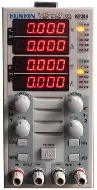 Dual Channel DC Electronic Load Battery Capacity Tester Internal Resistance Tester Power Tester Programmable Electronic Load Tester MODBUS RS485/232 (KP284 80V 40A 400W)