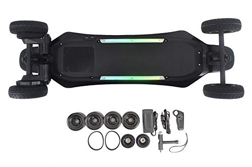 Ninestep 40 km/u Dual Motor 2000 W Hoogwaardig elektrisch longboard offroad 5400 mAh Smart Battery elektrisch skateboard… - Afbeelding 3