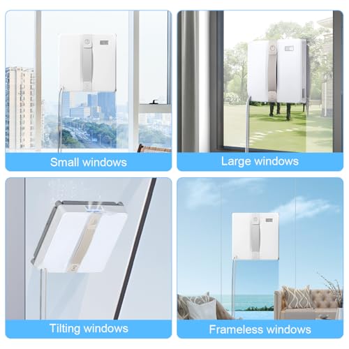Miniatura 7 de 10 Piezas Para Ecovacs Winbot Mini Paño De Limpieza Kit, Para Ecovacs Winbot Robots Limpiacristales Almohadillas De Limpieza, W-Cc02-0012 Accesorios De Repuesto, Para Ventana Limpio