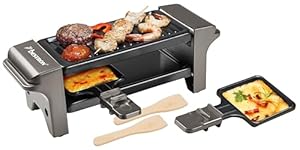 Bestron Mini-Raclette Titangrau AGR102TG