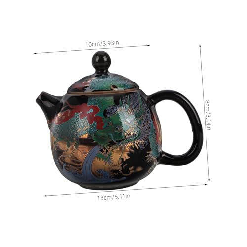 Infusion thé réussie avec la théière céramique dragon petit format