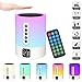 Réveil Enceinte Bluetooth Lampe de Chevet avec Machine à Bruit Blanc ,Multifonctionnelle Bruit Blanc Bebe Haut-Parleur Bluetooth Veilleuse Reveil Lumineux Idee Cadeau ado Mère,Fille,Enfant,Adulte