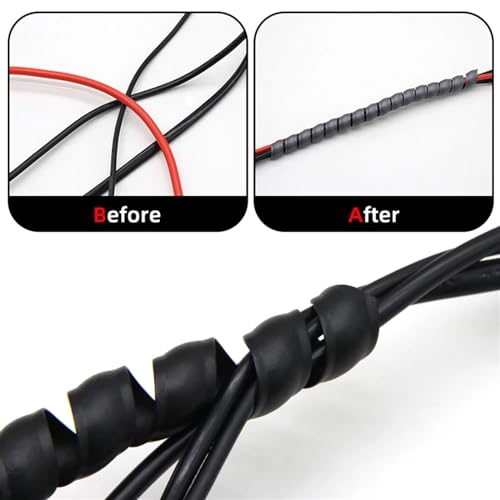 Funda protectora de cable en espiral antipolvo para proteger contra mascotas 5