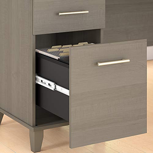 Bush Furniture Somerset 72W 3 Position Sit To Stand L Shaped Desk #TOP6