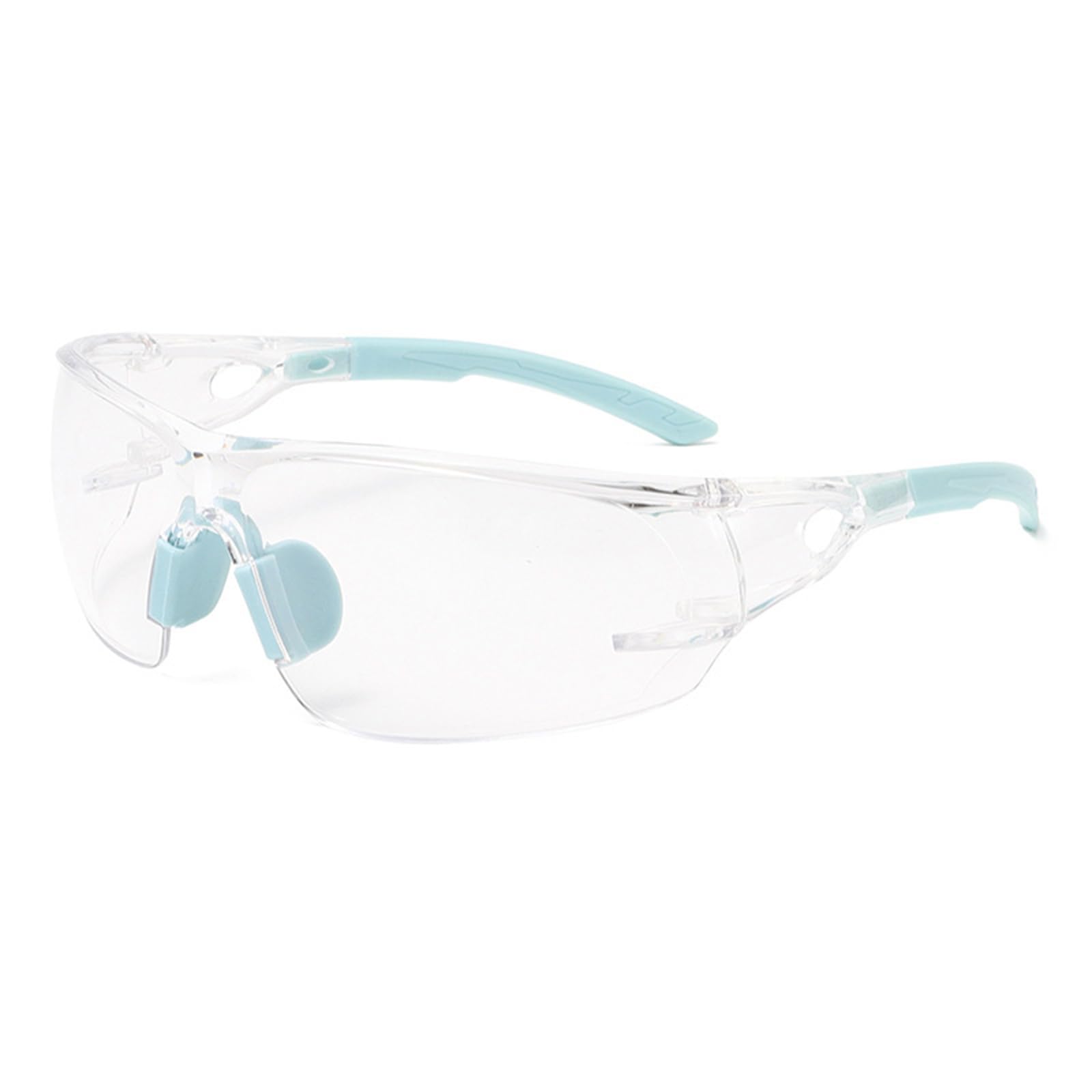 NVOQILIN High-Impact Windproof Glasses with Lens – Motorcycle, Construction & Lab Use – Splash & Sand Windproof Dustproof Cycling Glasses