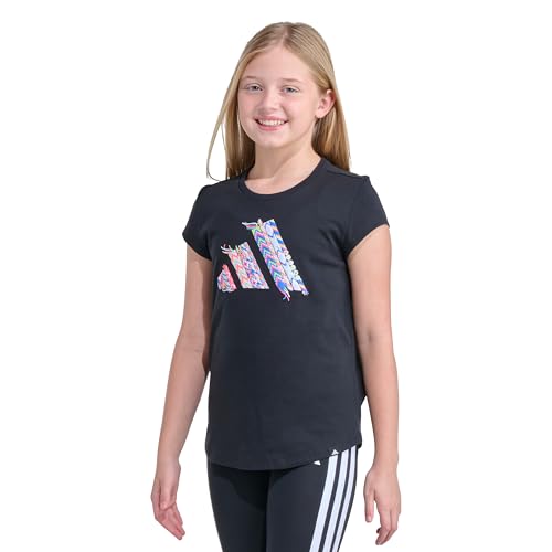 Image of adidas Kids Girls Essential Tee Casual Tops Casual - Black