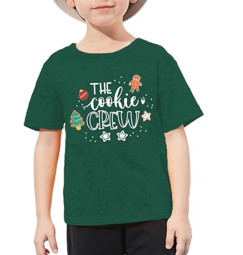 Christmas Cookie Shirt Toddler Boys Girls Cookie Crew T-Shirt Xmas Gifts Tee Tops Holiday Outfits3