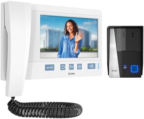 PORTEIRO ELETRONICO HDL VIDEO KITS VIDEO ADVANCE - 7" BRANCO - 90.02.11.001