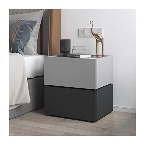 Bed Side Table Simple Bedroom Combination Storage Cabinet Storage Home Wooden Corner Cabinet Bedside Table Living Room TV Side Cabinet Bedroom Side Table (Color : Combo 5)